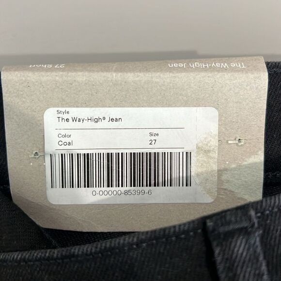 NWT Everlane Organic Cotton The Way High Jeans in
Coal Raw Hem Size 27 Short - Picture 9 of 13